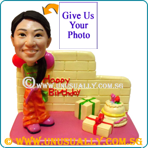 Custom 3D Birthday Theme Sweet Figurine